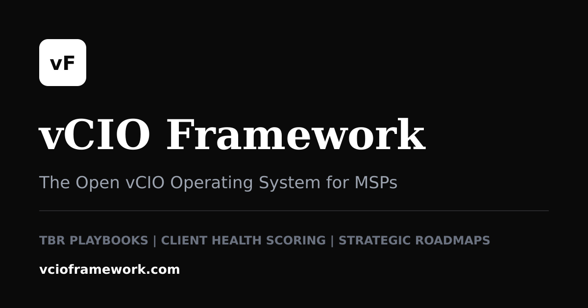 vCIO Framework | The Revenue Operating System for MSPs